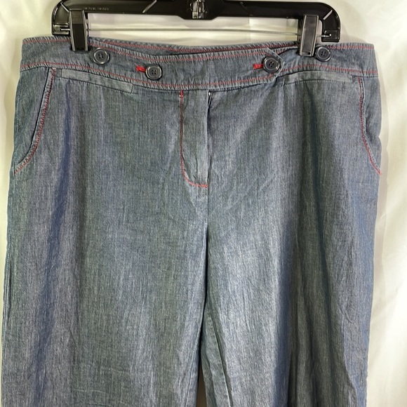 🐜Womyn chambray trousers, jeans - Picture 1 of 5